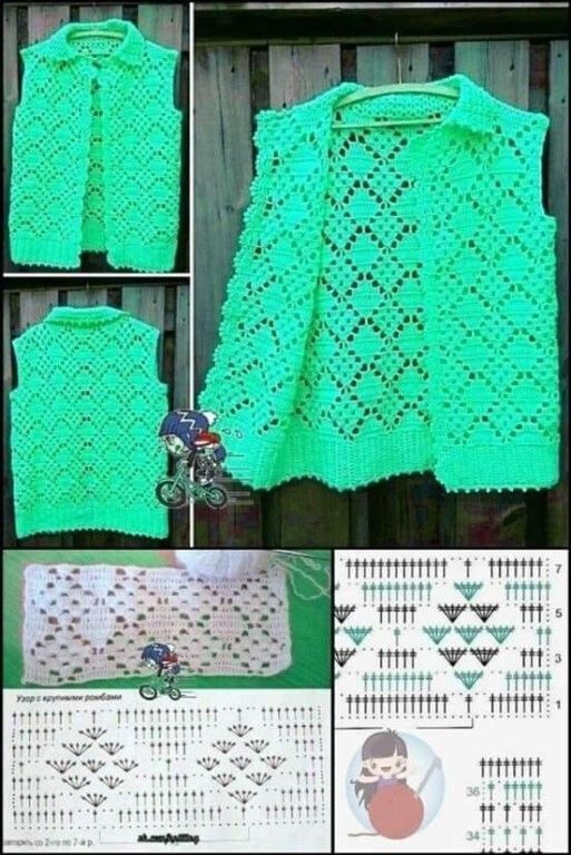 crochet vest graphics 4