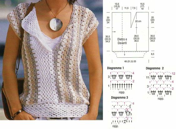 crochet vest graphics 7