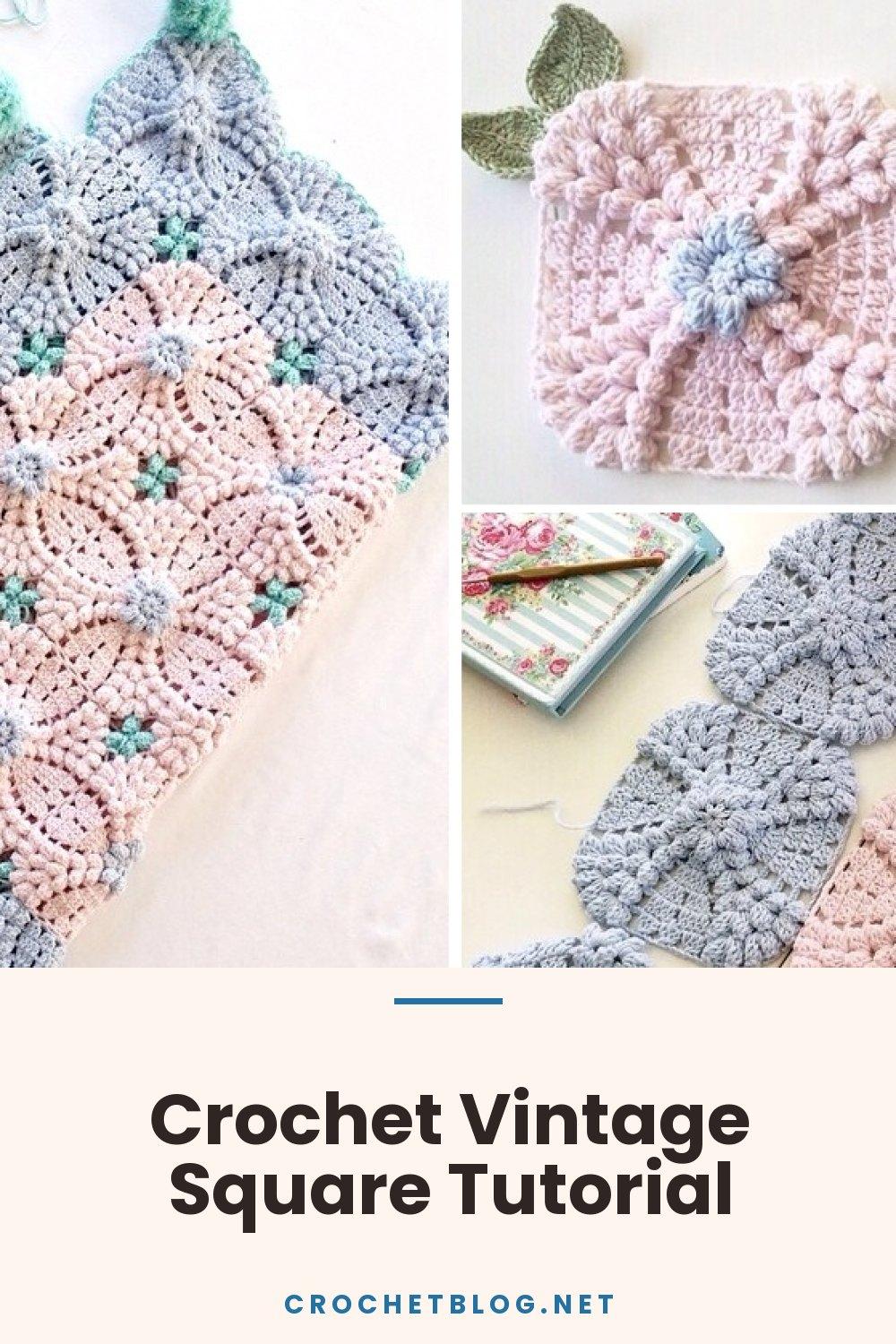 Crochet Vintage Square Tutorial