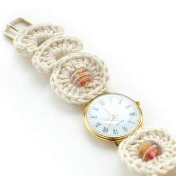 crochet watch bracelet 2