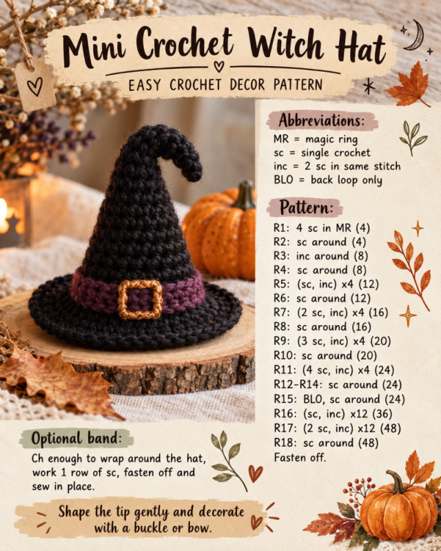 crochet witch hat 2 scaled