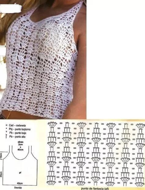 crochet woven blouse without sleeves 10