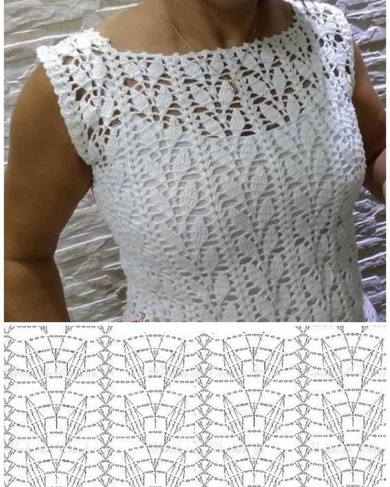 crochet woven blouse without sleeves 5