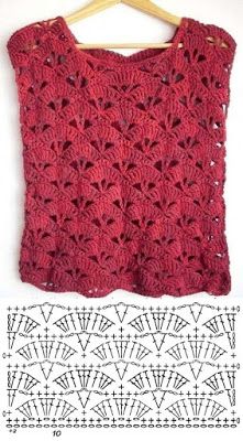 crochet woven blouse without sleeves 8