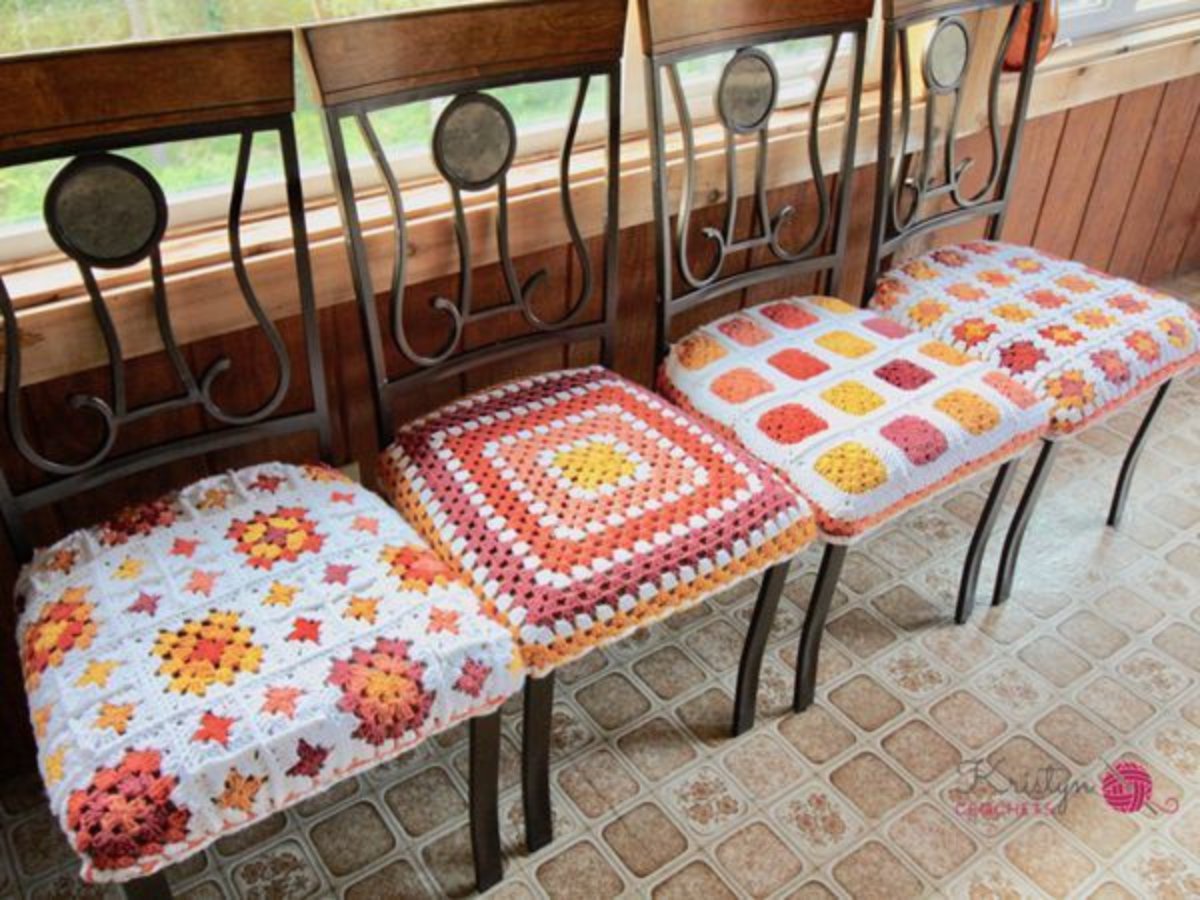 crocheted chair cover ideas 14