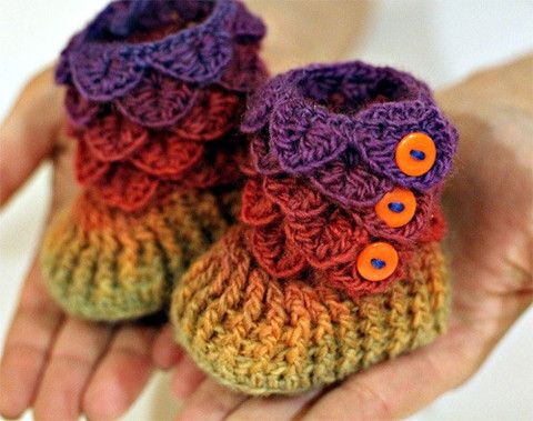 crocodile stitch crochet boots 3