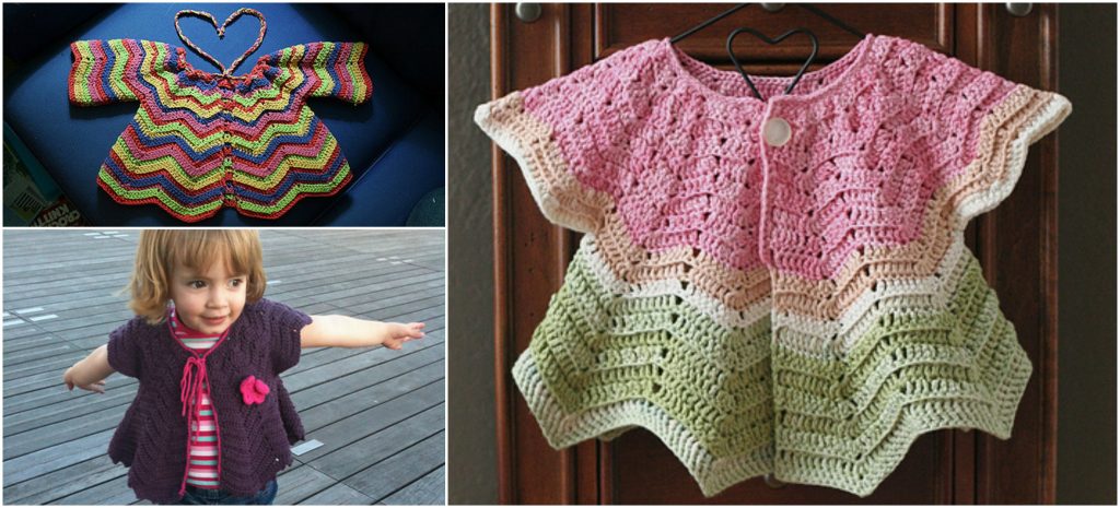 cute baby cardigan crochet