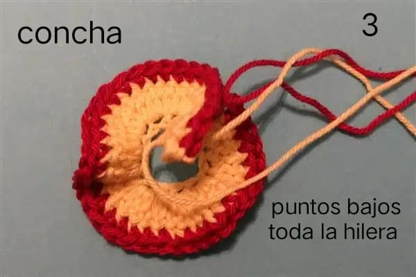 cute crochet curl snail 4