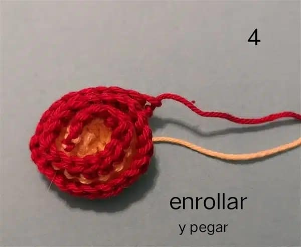 cute crochet curl snail 5