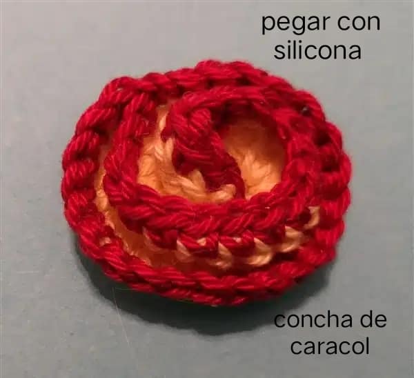 cute crochet curl snail 6