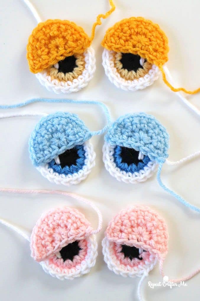 cute eyes for crochet amigurumis 2