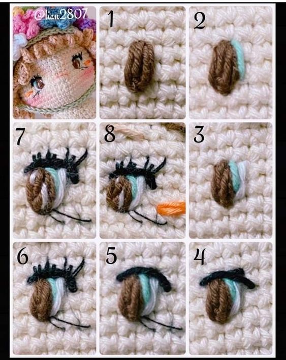 cute eyes for crochet amigurumis 9