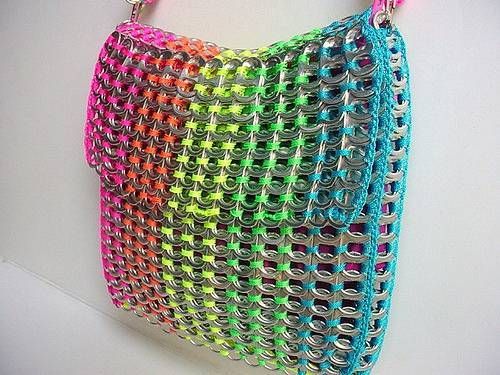 diy aluminum pop tab handbag 3