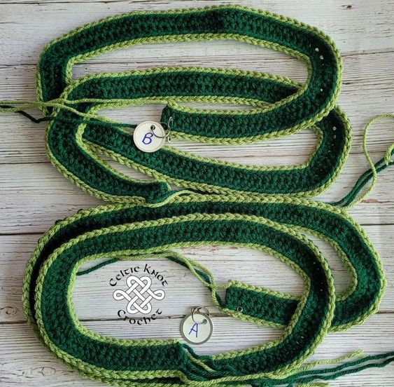 diy crochet celtic knot decoration 5