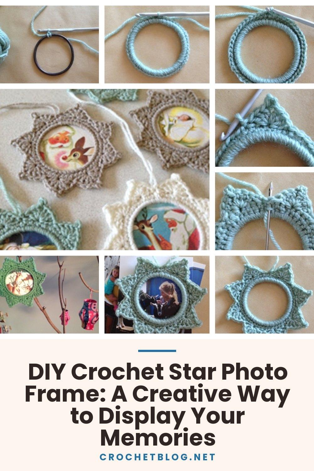 DIY Crochet Star Photo Frame: A Creative Way to Display Your Memories
