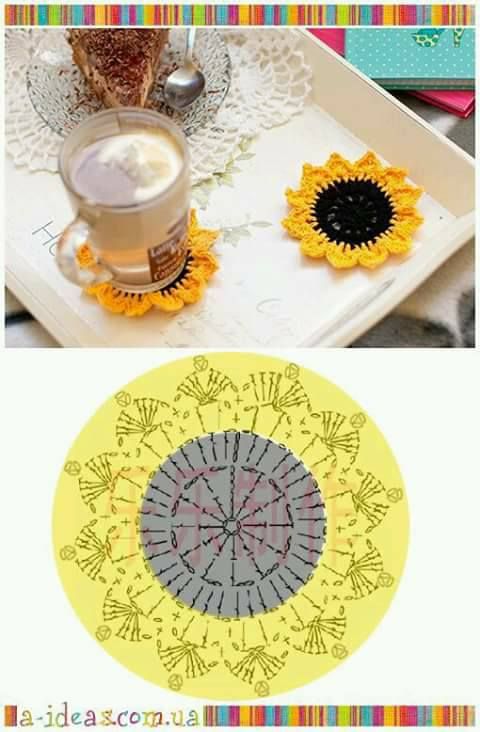 diy crochet sunflower pattern