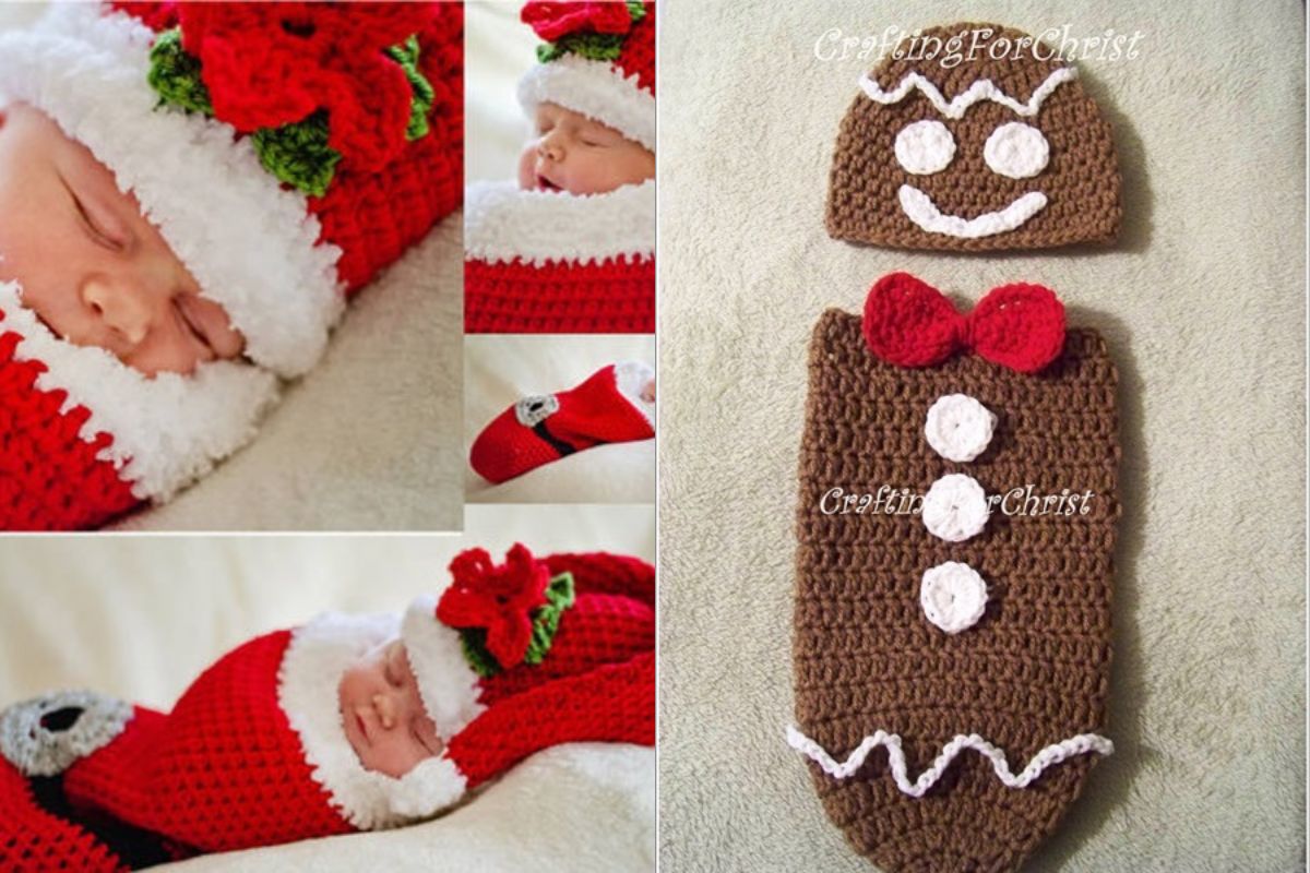 diy cute christmas cocoon and pattern 1