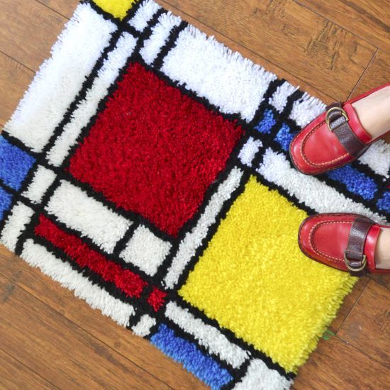 diy latch hook rug 2