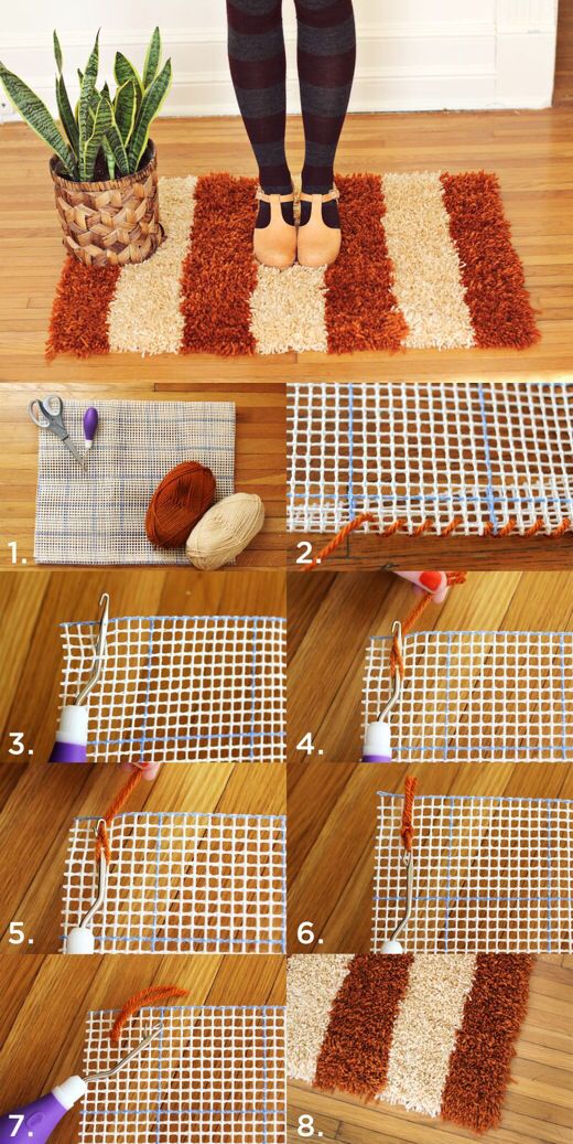 diy latch hook rug