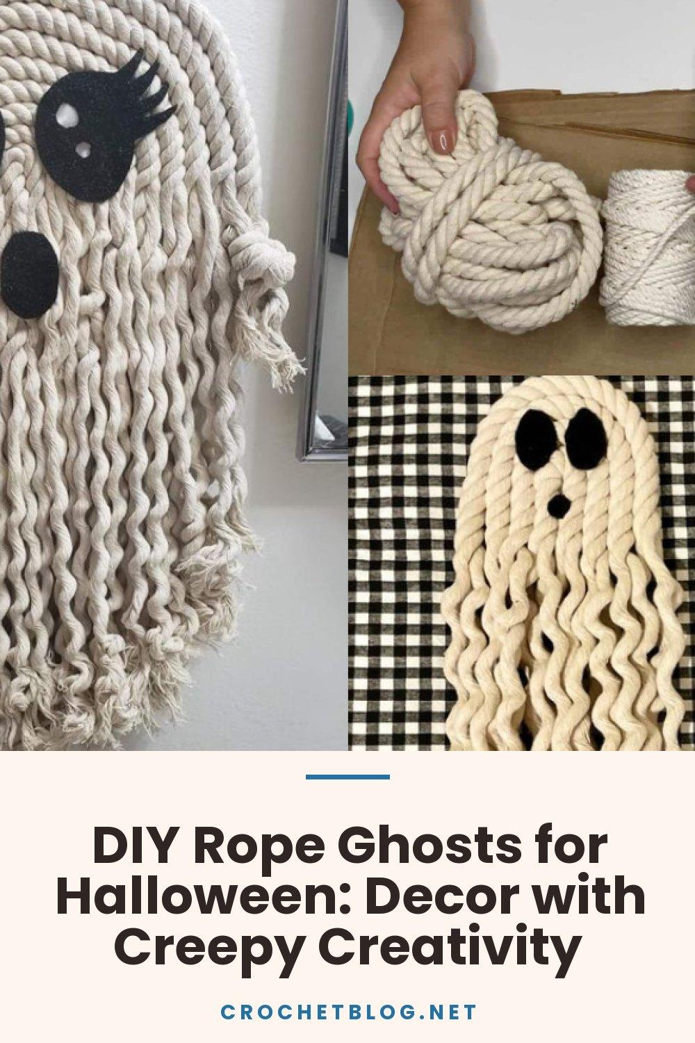 DIY Rope Ghosts for Halloween: Decor with Creepy Creativity