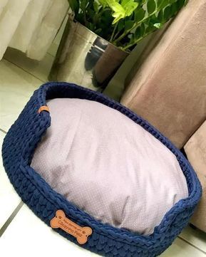 dog bed free crochet pattern and ideas 1