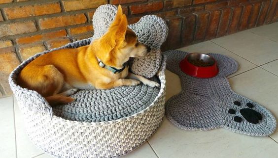 dog bed free crochet pattern and ideas 6