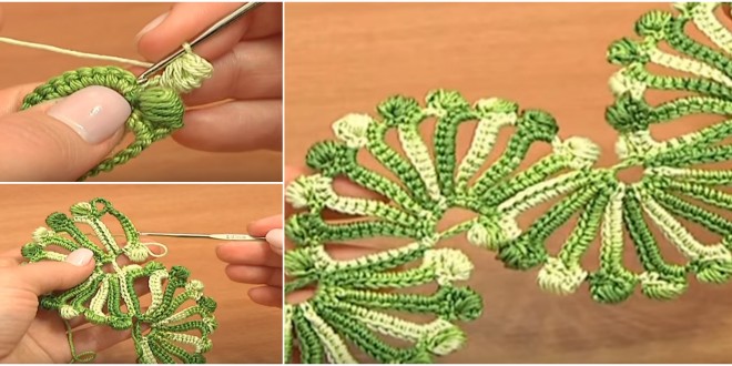 double sided shell crochet