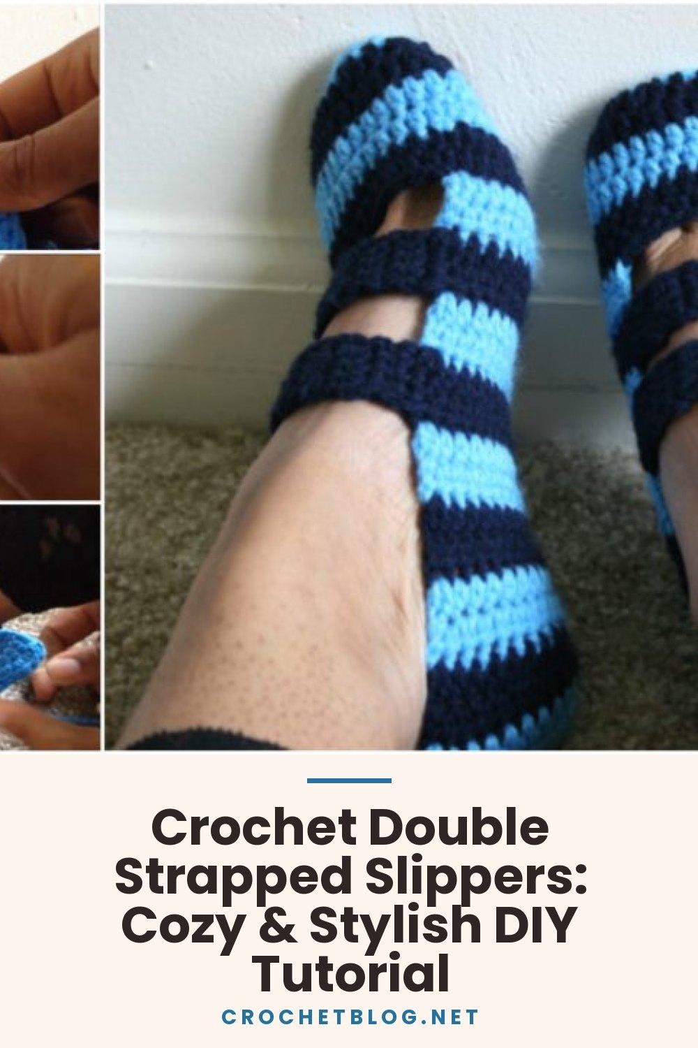 Crochet Double Strapped Slippers: Cozy & Stylish DIY Tutorial