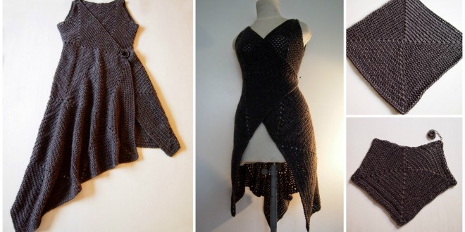 dress crocheted squares