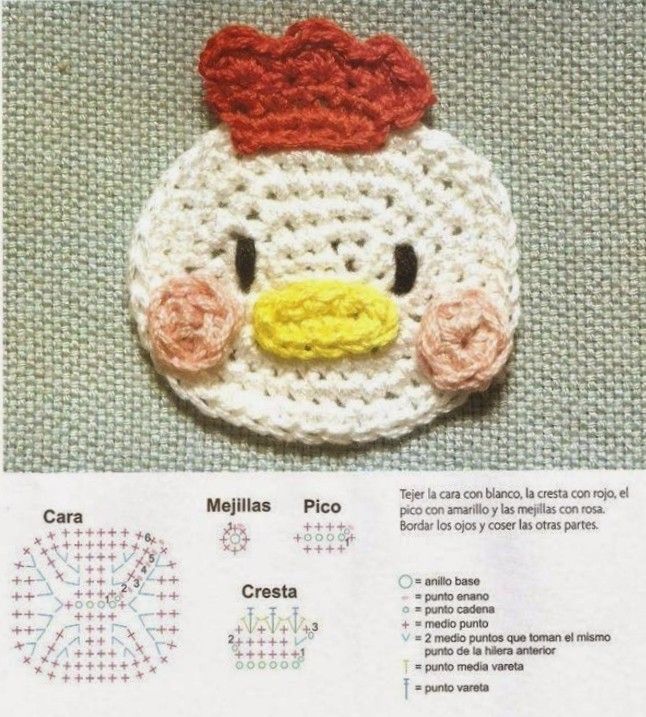 easter crochet appliques 10