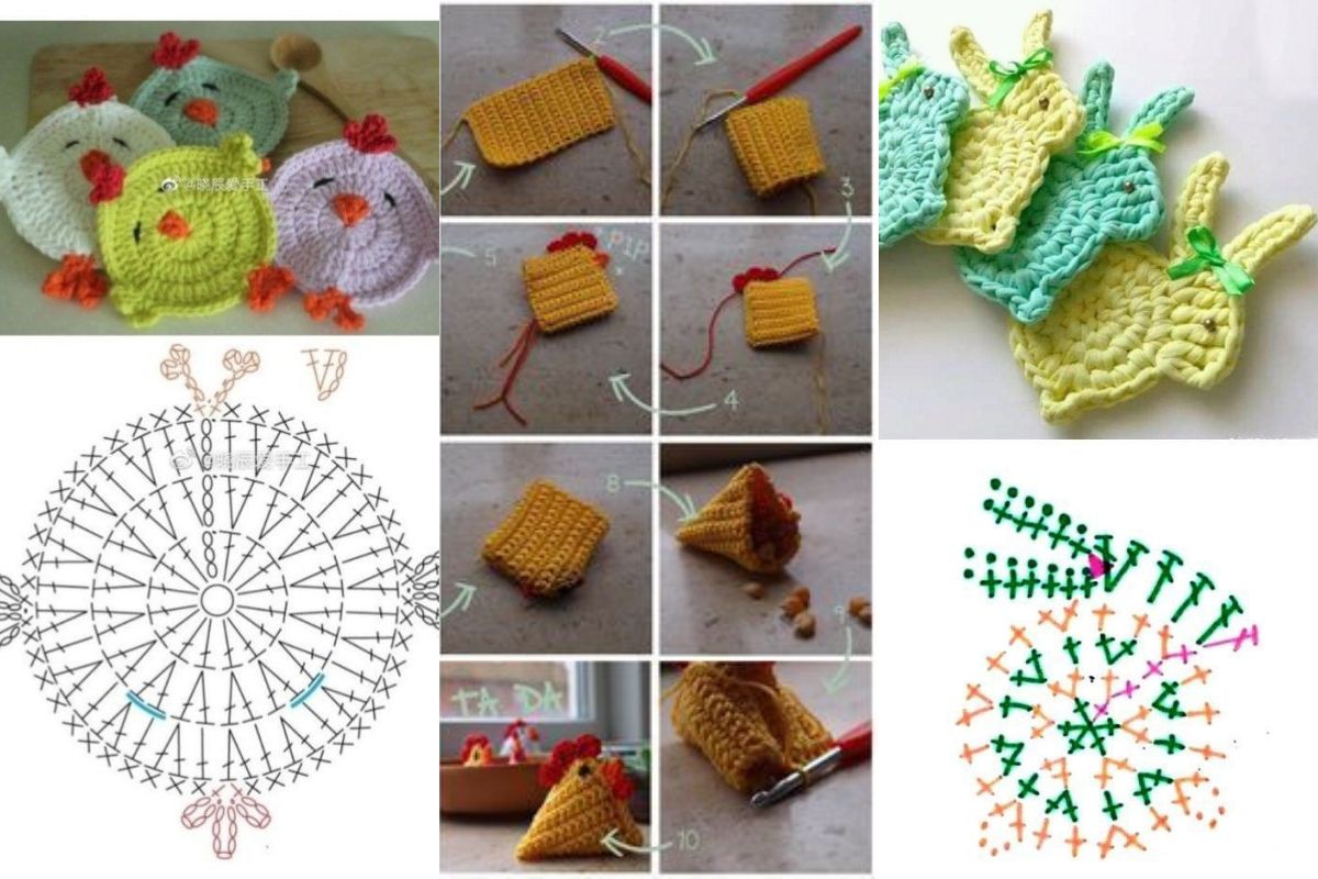 easter crochet appliques 12