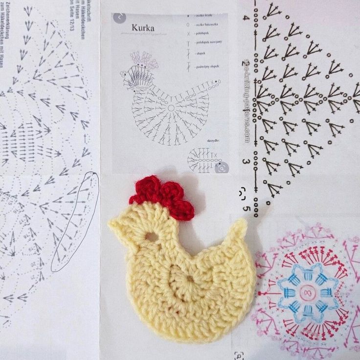 easter crochet appliques 3