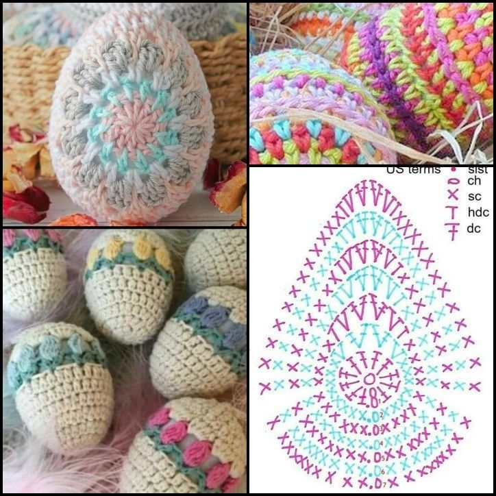 easter crochet appliques 9