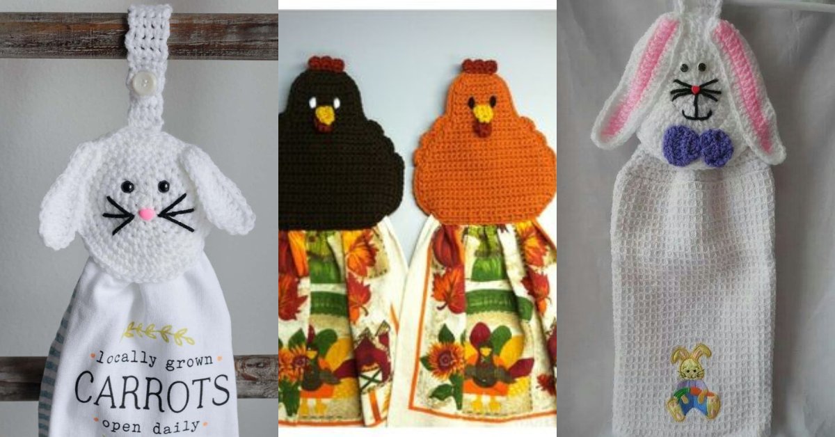 Easter Towel Topper Crochet Pattern