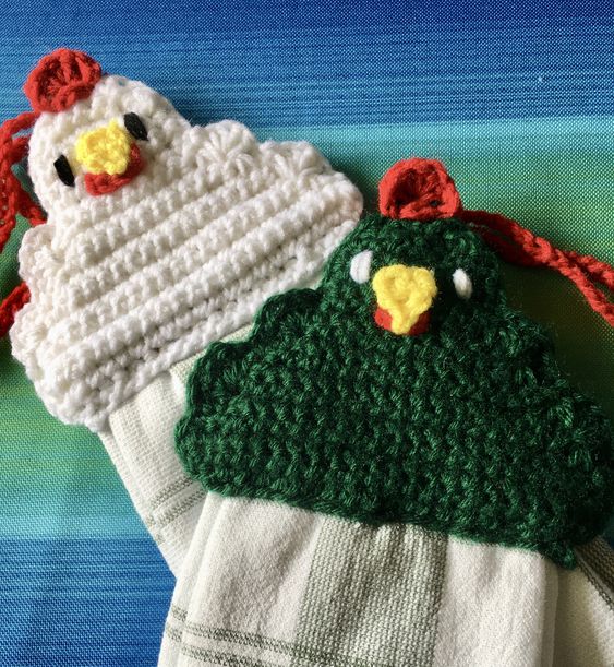 easter towel topper crochet pattern 6