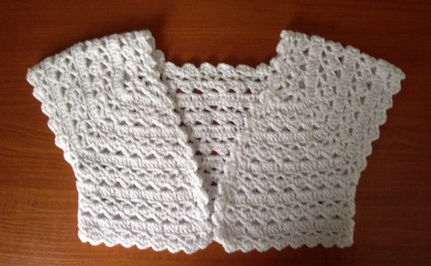 easy crochet bolero tutorial for girls 9