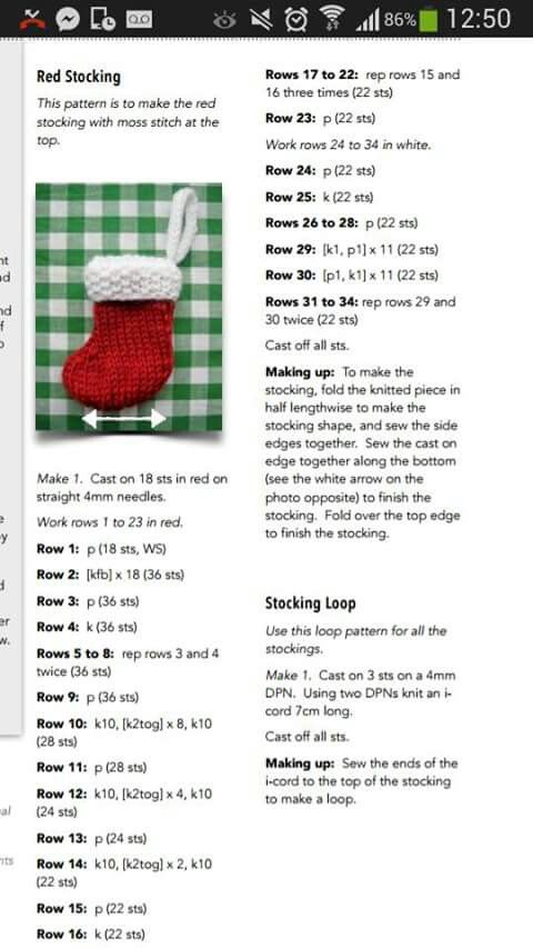 easy crochet christmas stockings 9