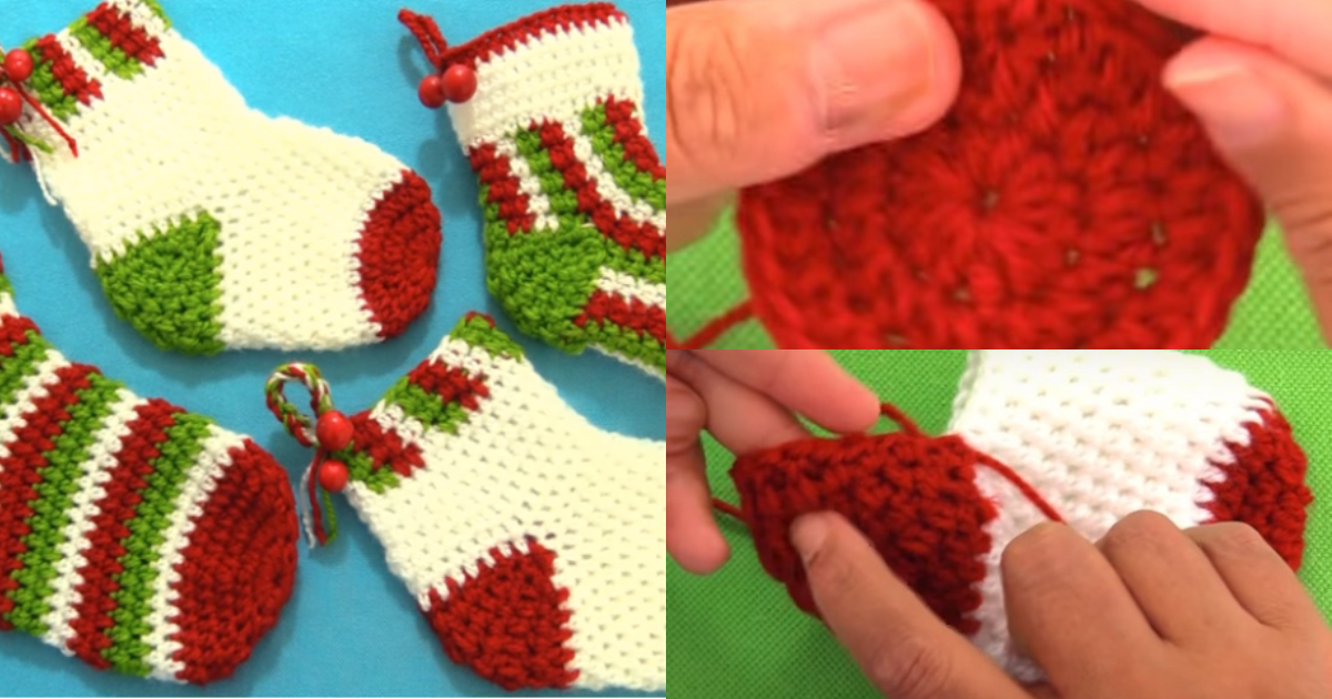 easy crochet christmas stockings
