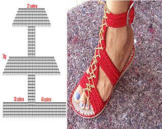 easy crochet flip flop ideas 8