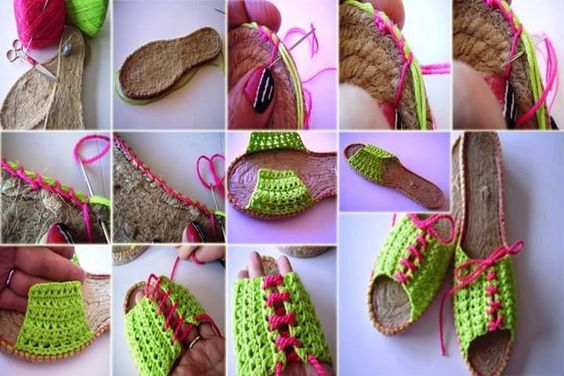 easy crochet flip flop ideas 9