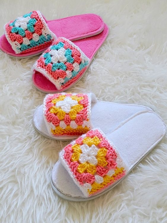 easy crochet flip flop ideas