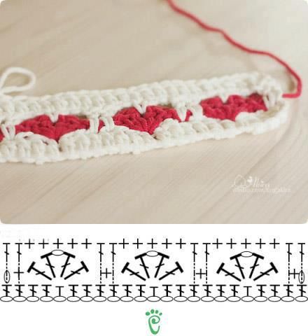 easy crochet heart pattern 3