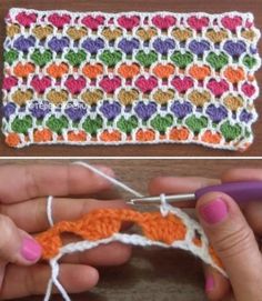 easy crochet heart pattern 5