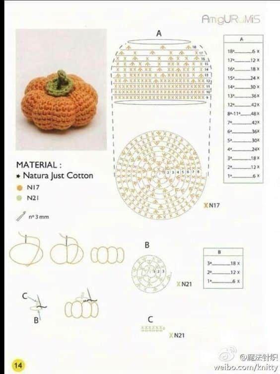 easy crochet pumpkin tutorial 1