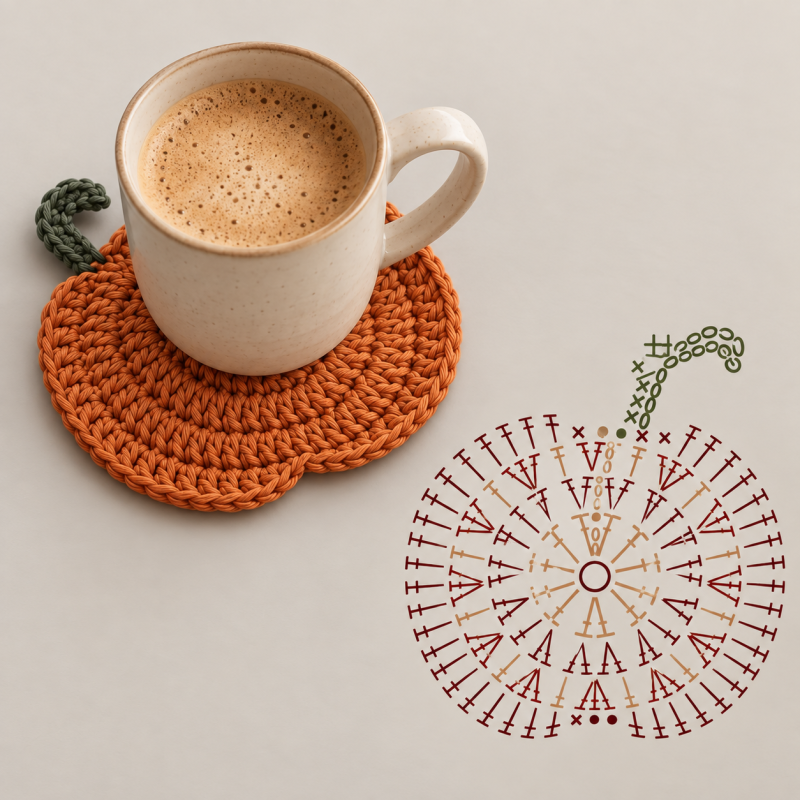 easy crochet pumpkin tutorial 6