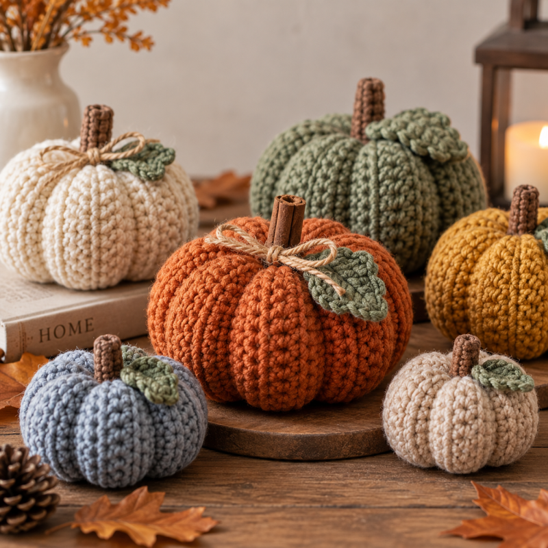 easy crochet pumpkin tutorial