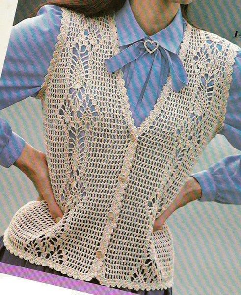 easy crochet vest for women 6