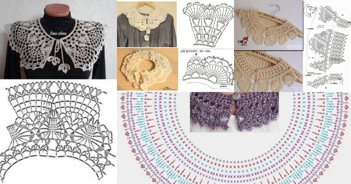 easy crocheted collar patterns