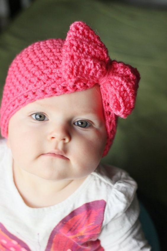 easy knit baby turban tutorial 6