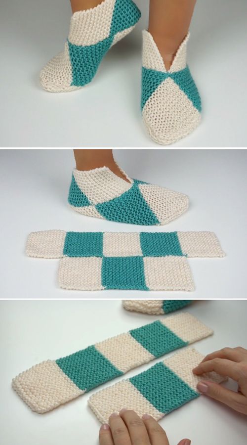 easy single fold crochet slippers 4